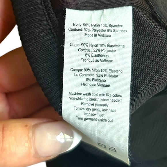 Alo Yoga support ribbed racerback tank Built In Bra Size Small Black - Picture 9 of 10